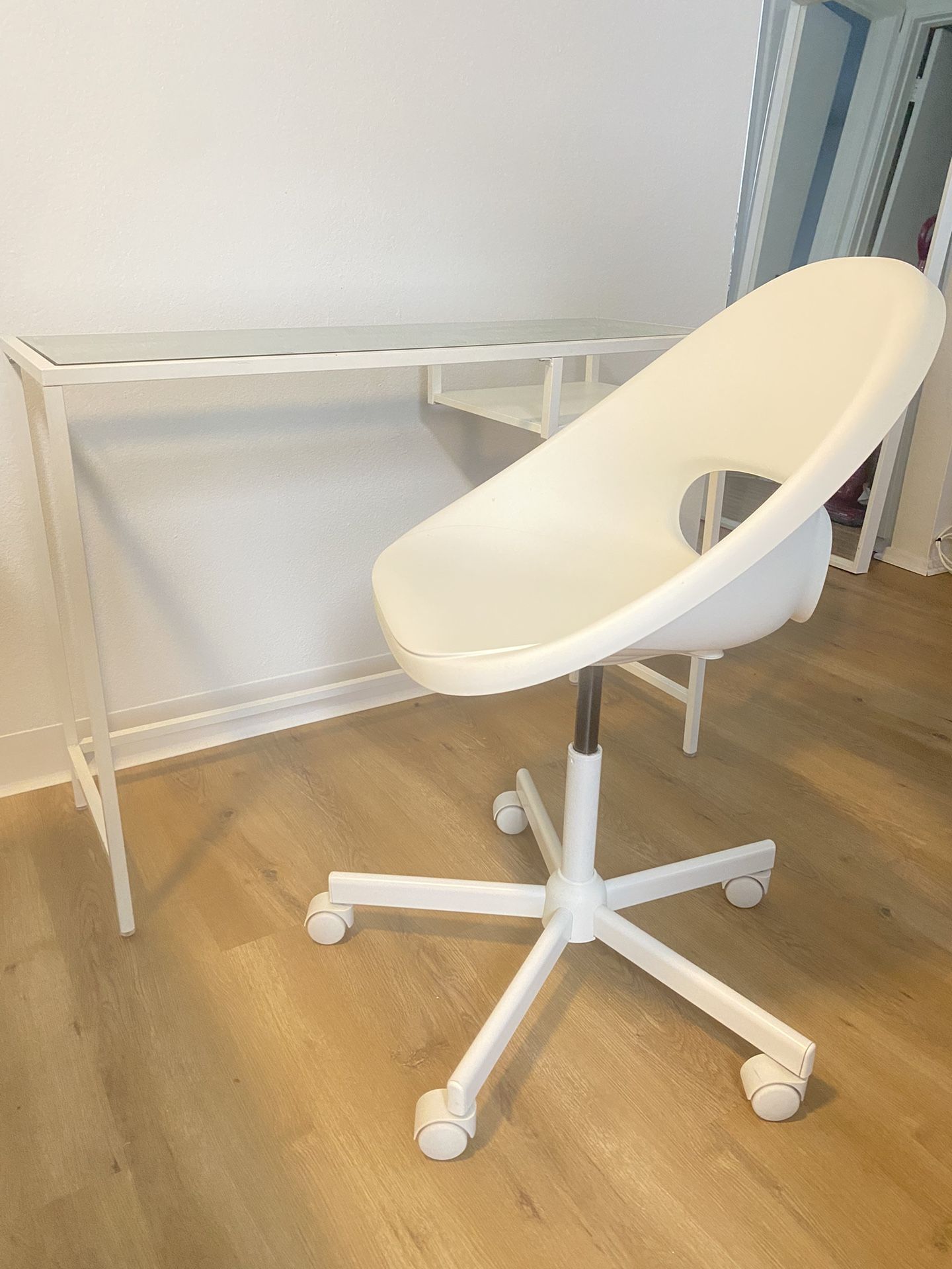 IKEA Laptop Table & Swivel Chair