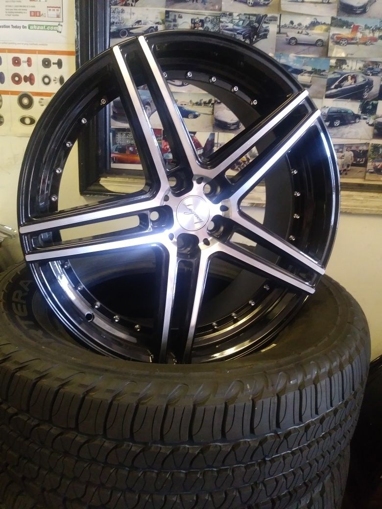 22in Legacy Wheels Rim Set