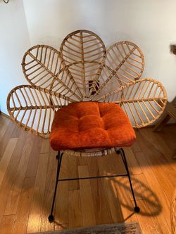 Rattan Flower Chair
