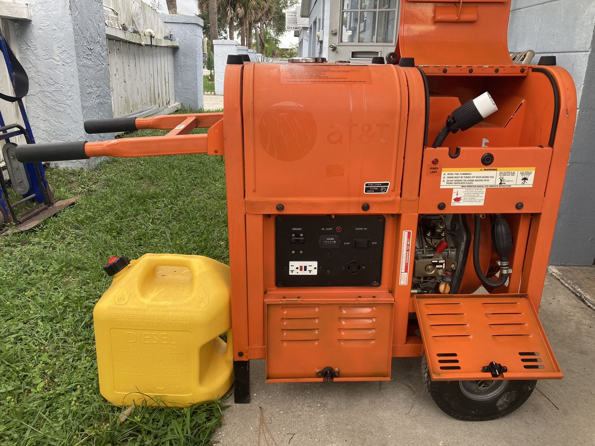 9 HP American fab Tool Box Diesel Generator