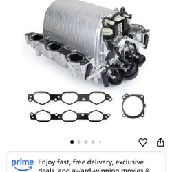 MITZONE Upgrade Intake Manifold with Gasket Compatible with 2006-2012 Mercedes C230 C300 C350 E350 E280 GLK350 ML450 S400 SLK300 R350 V6 272 Engine Re