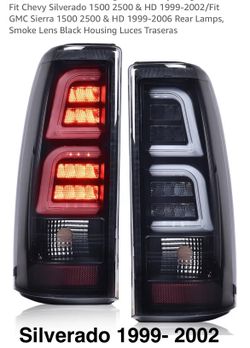 LED taillights fit 1999 thru 2002 Chevy Silverado