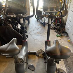 2 Schwinn Stationary Bikes 130 And 170. 