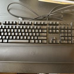 Razor Huntsman Elite Keyboard and Corsair Harpoon RBG Wireless Gaming Mouse. 