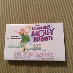 Autograph Debbie Reynolds Unsinkable Molly Brown Cassette Tape