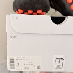 Nike Mind 002 Black Sz 9 M