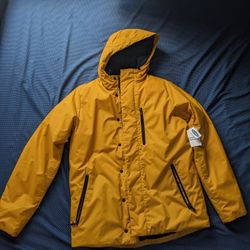 Nylon Water-Resistant Jacket With Hood