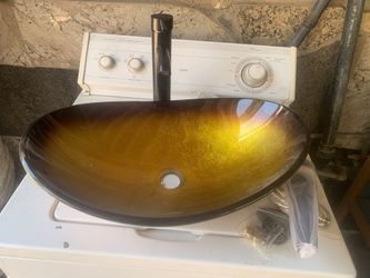 Oval Top Sink Every Thing Included