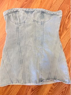 Pretty little thing denim dress Size 10
