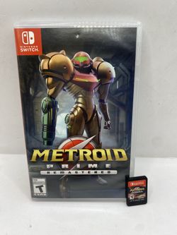 Metroid Prime Remastered Nintendo Switch Game w/Case tested Authentic