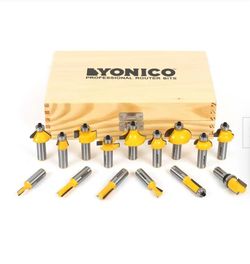1/2" ROUTER BIT SET (15PCS)