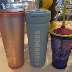 3 Starbux Collection tumbler