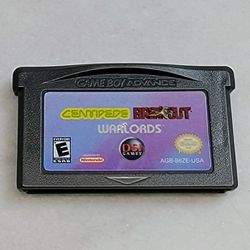 Centipede / Breakout / Warlords Game Boy Advance Game Only