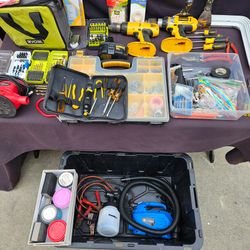 Tool Bundle - Working Paint Sprayer & Tools + As-Is DeWalt Lot