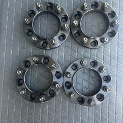 4 Hub Centric Wheel Spacers With Lugs