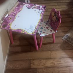 Minnie Mouse Desk And Chair