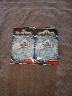 Both Them Pokemon trading cards ex BATTLE DECK