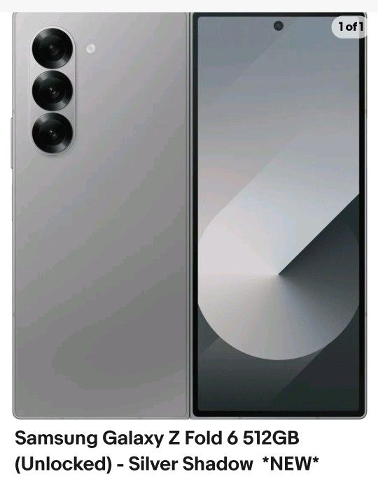 Samsung Galaxy Z Fold 6-Unlocked 512gb