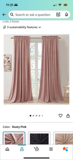 Brand New Velevet Curtains ‘84 In