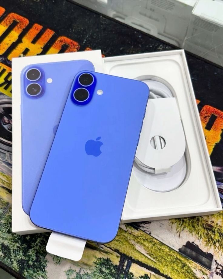 New Blue iPhone 16