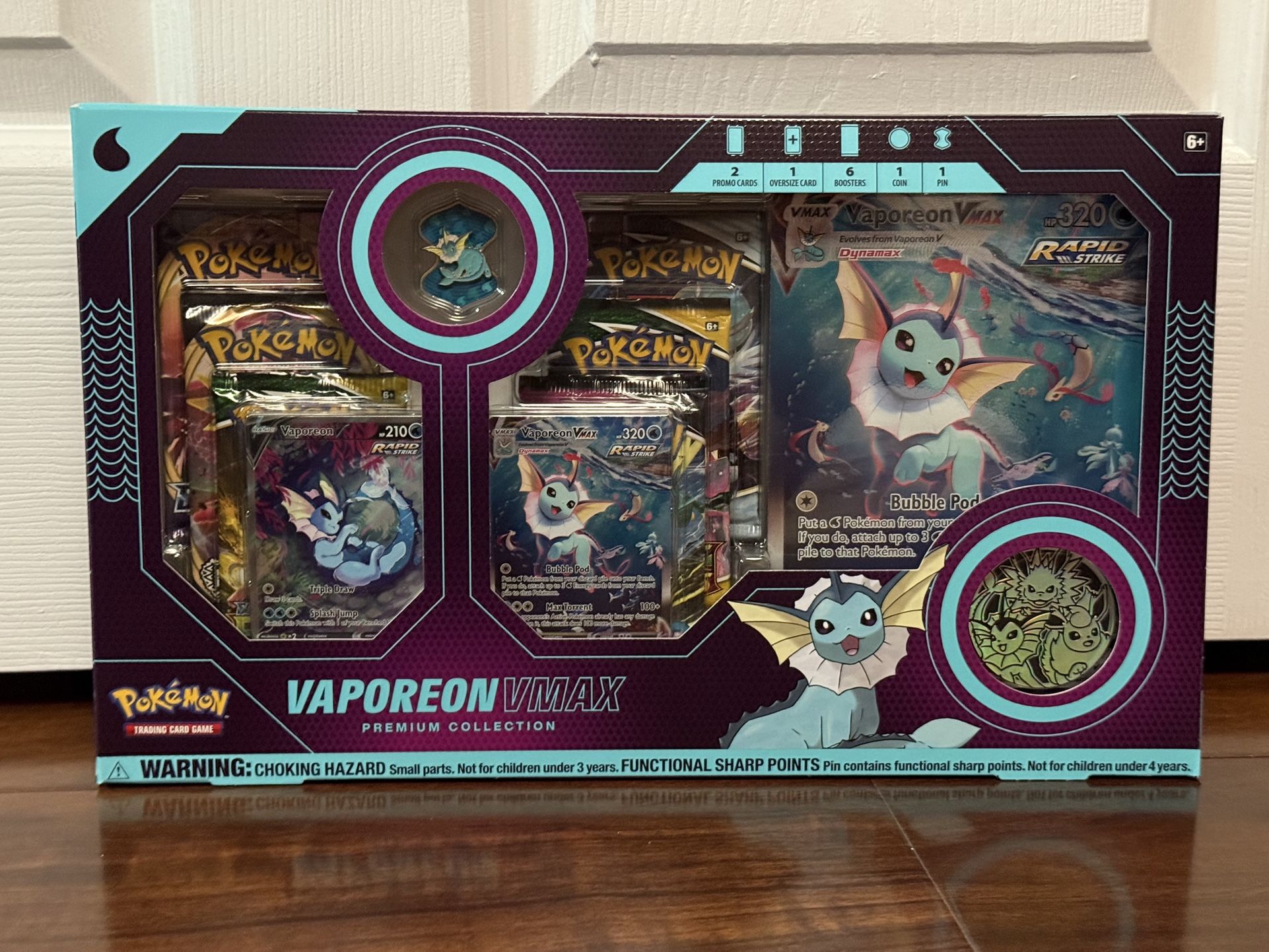Pokemon Vaporeon VMAX Collection
