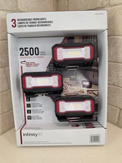 Infinity X1 Rechargeable Work lights - set of three