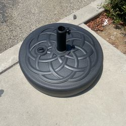 Base - 22” Round Umbrella Base Sand Water Filled Base 64lb