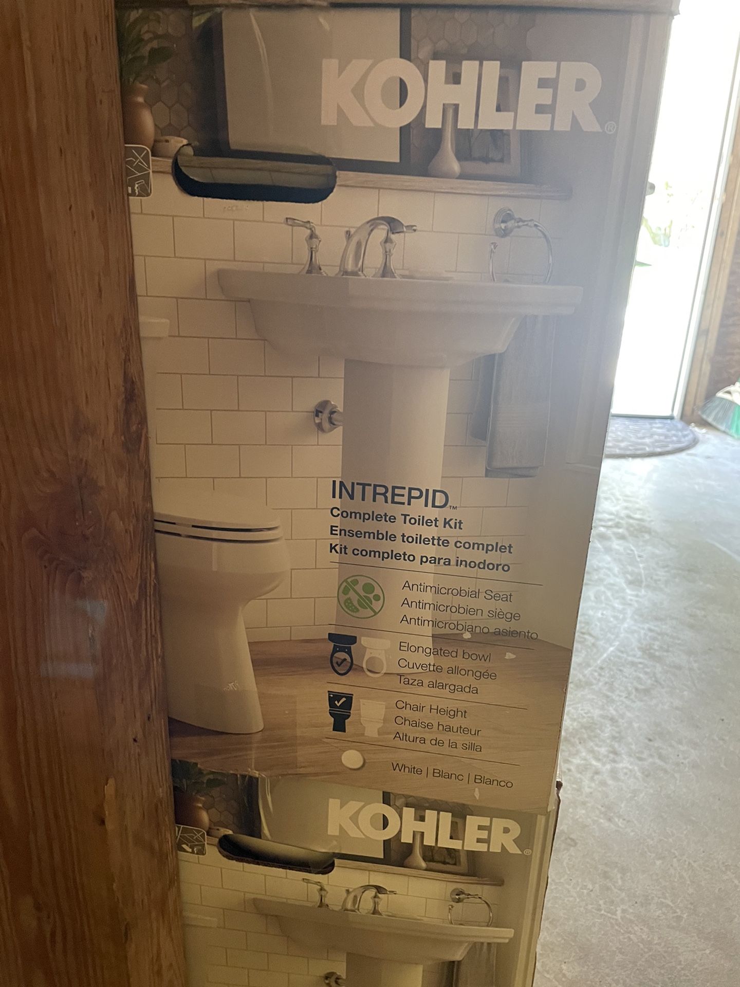 Kohler intrepid Elongated Toilet Brand New 
