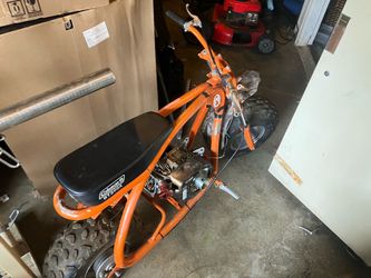 Two Coleman bt200x mini bikes and engines