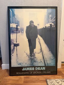 Boulevard Of Broken Dreams James Dean Print By Helnwein 24" W & 34" H