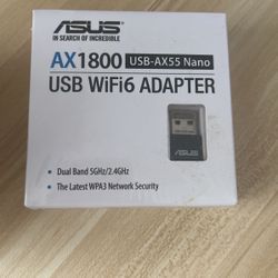 Asus AX1800 USB-AX55 Nano USB WiFi6 Adapter 