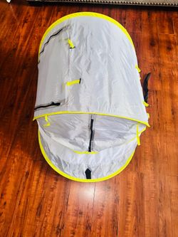 Pet Pop Up Tent - Portable Sunshade Foldable Travel Tent - Pet Camping Bed with Mosquito Net – UV Protection UPF 50+ Sun Shelters for Infants - Sun Sh