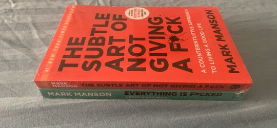 Factory Sealed Mark Manson 2-Book Set Sealed