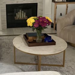 Real Marble Coffee Table 