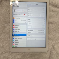 iPad Air 1 silver