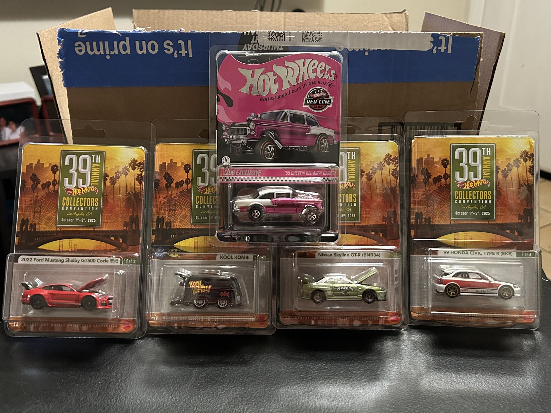 Hotwheels 5 Car 2025 Convention Set