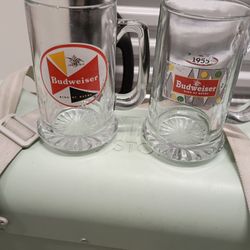Budweiser Mug's $6.00 Both 