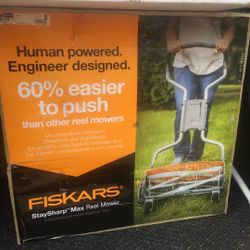 FISKARS Staysharp Max Lawnmower - New In Box