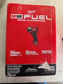 Milwaukee m18 fuel impact 3/8 mid torque