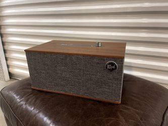 Klipsch The Three - Wireless Speaker with Google Assist (Walnut)