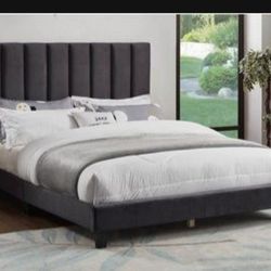 Queen Bed Frame With Mattress 
