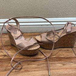Beige Wedges 