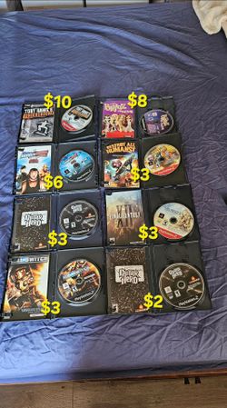 Sony PlayStation 2 ps2 games NO COVER ARTS