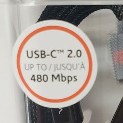 USB-C 2.0 High Speed 6 Ft Charger