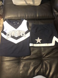 3T and 2T Authentic NFL Dallas Cowboys toddler cheerleading outfits(costume)