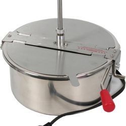 12 Oz Replacement Popcorn Kettle With Lid And Stirrer