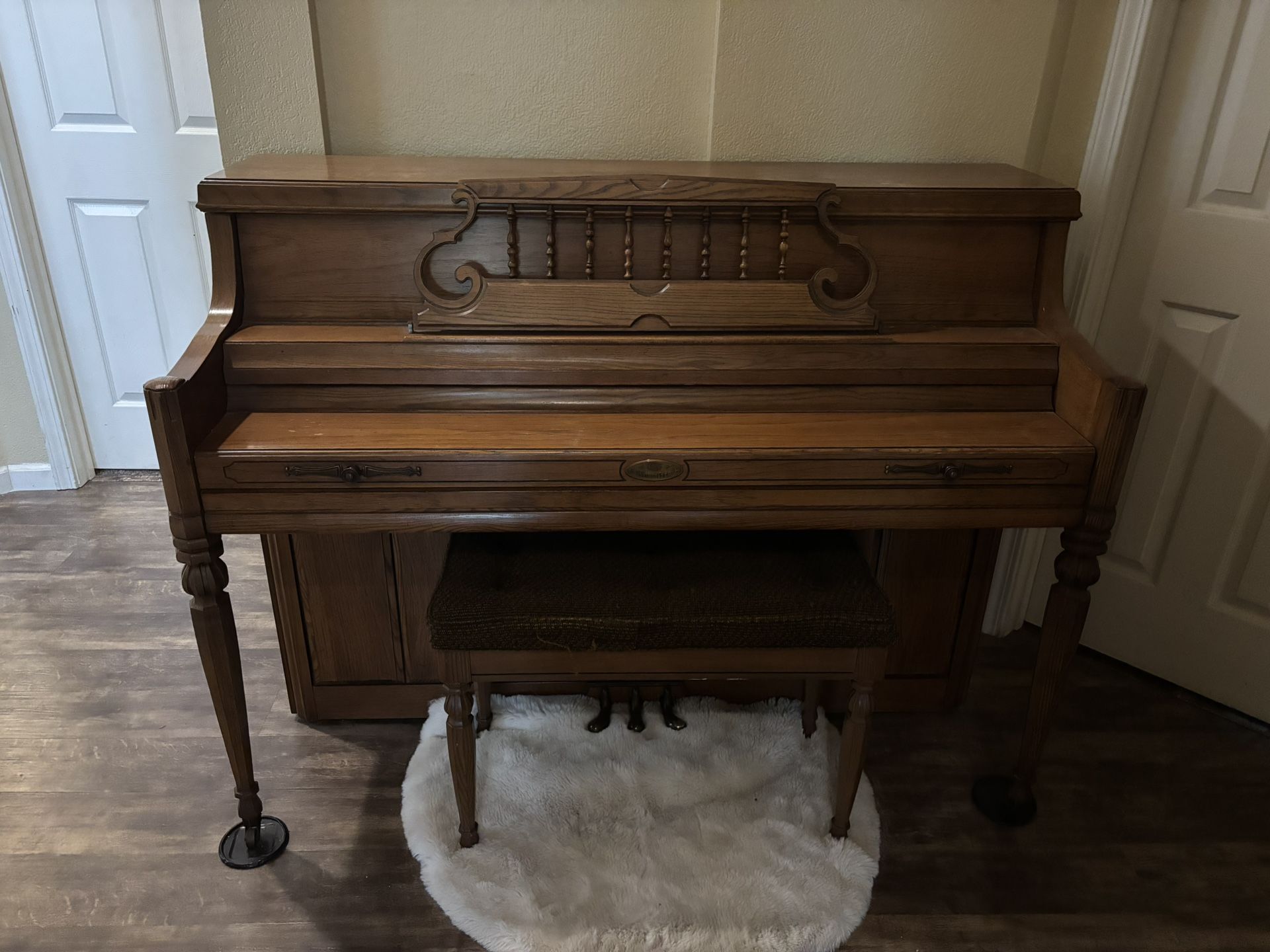 Wurlitzer Piano and Seat