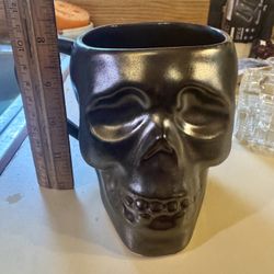 Skull Pottery Mug