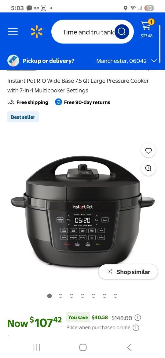 Instant Pot Rio Xl