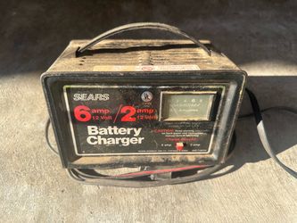 Vintage Sears 12-Volt Battery Charger (6 Amp / 2 Amp) — Model (contact info removed)20